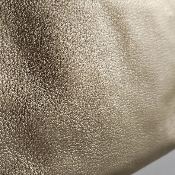 Coach Shimmering Gold Leather Pouch - Picture 6 of 6